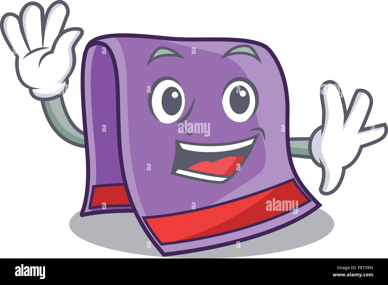 Waving cartoon home kitchen towel Stock Vector Image & Art Alamy