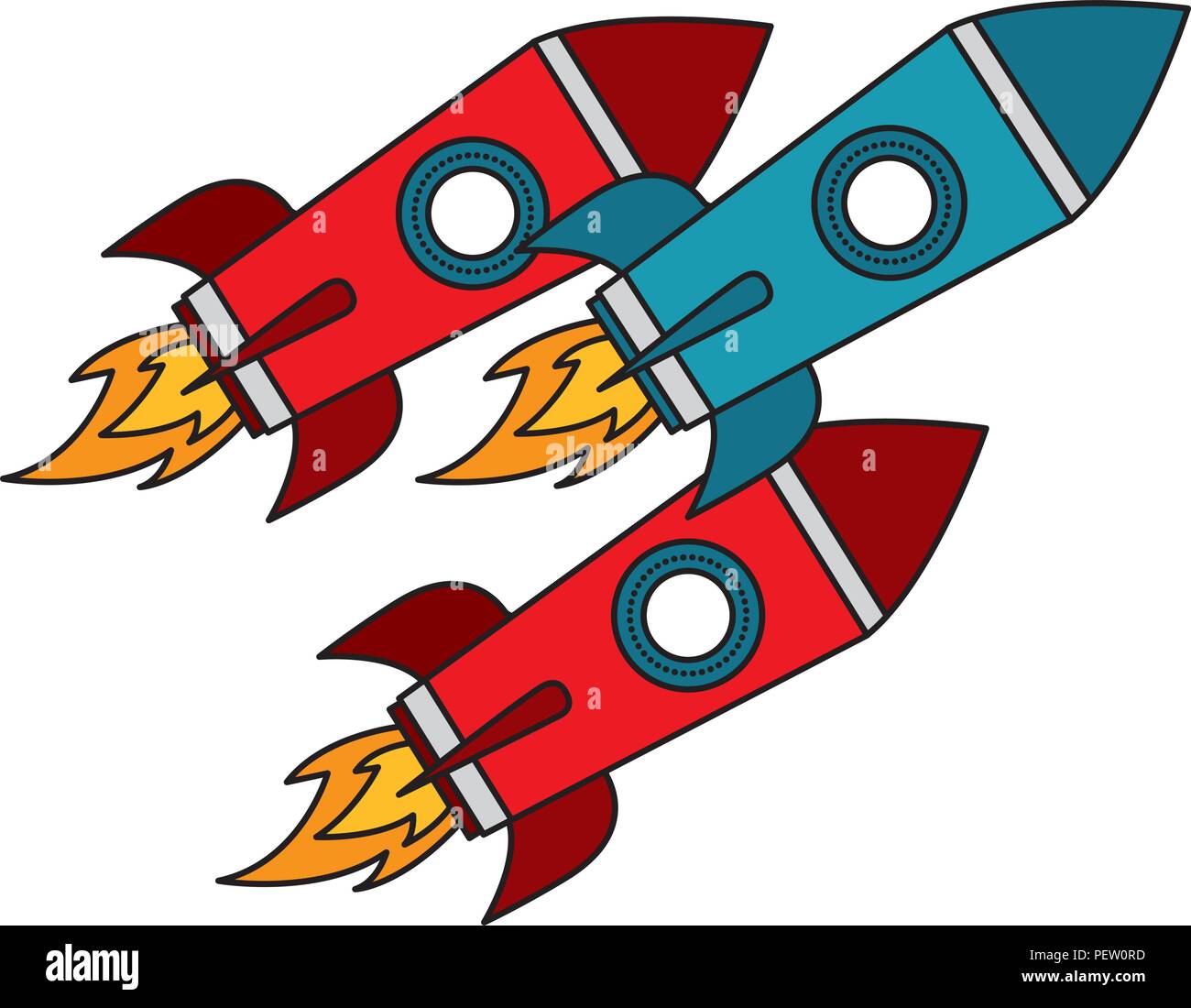 startup rockets isolated icon Stock Vector Image & Art - Alamy
