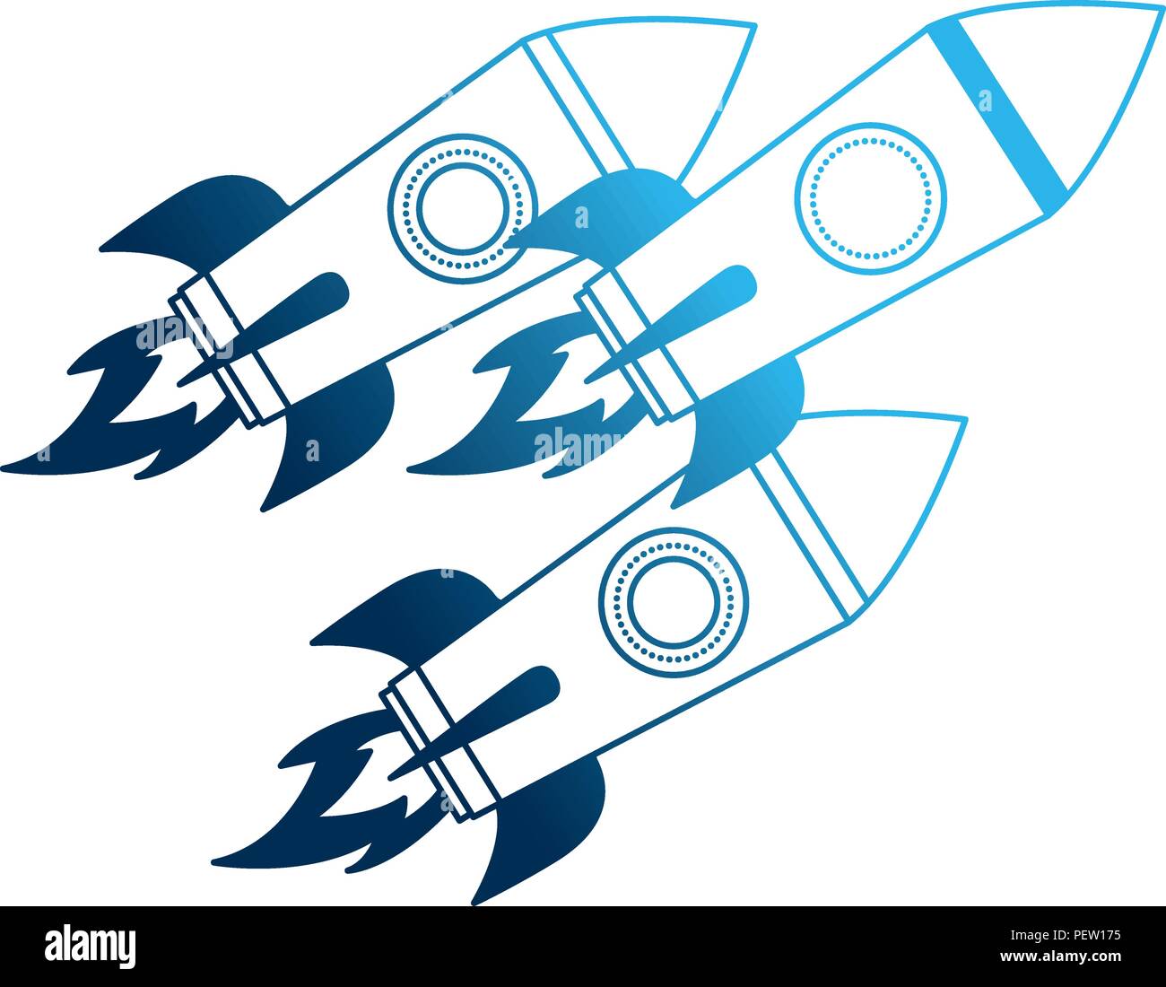 startup rockets isolated icon Stock Vector Image & Art - Alamy