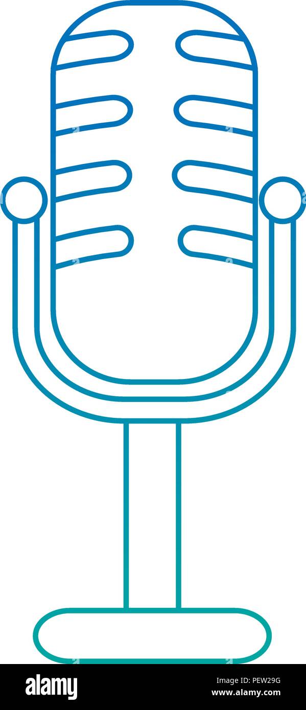 microphone concert musical icon vector illustration design Stock Vector ...