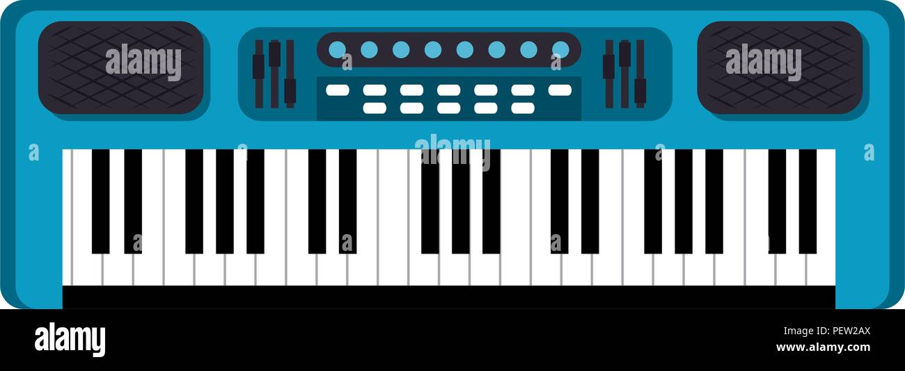 synthesizer musical instrument icon vector illustration design Stock ...