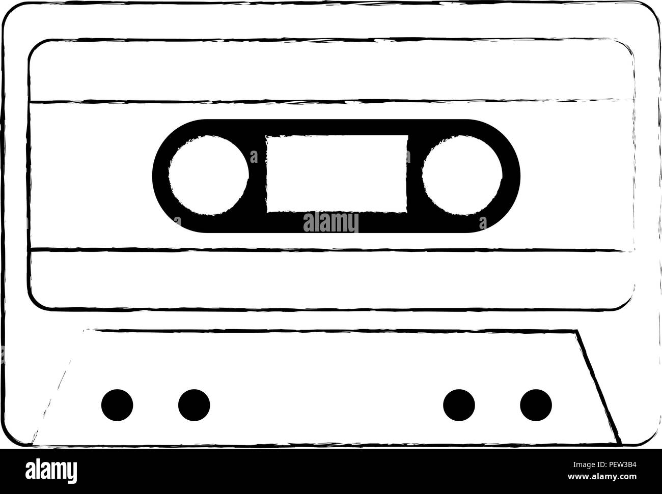 cassette music isolated icon vector illustration design Stock Vector ...