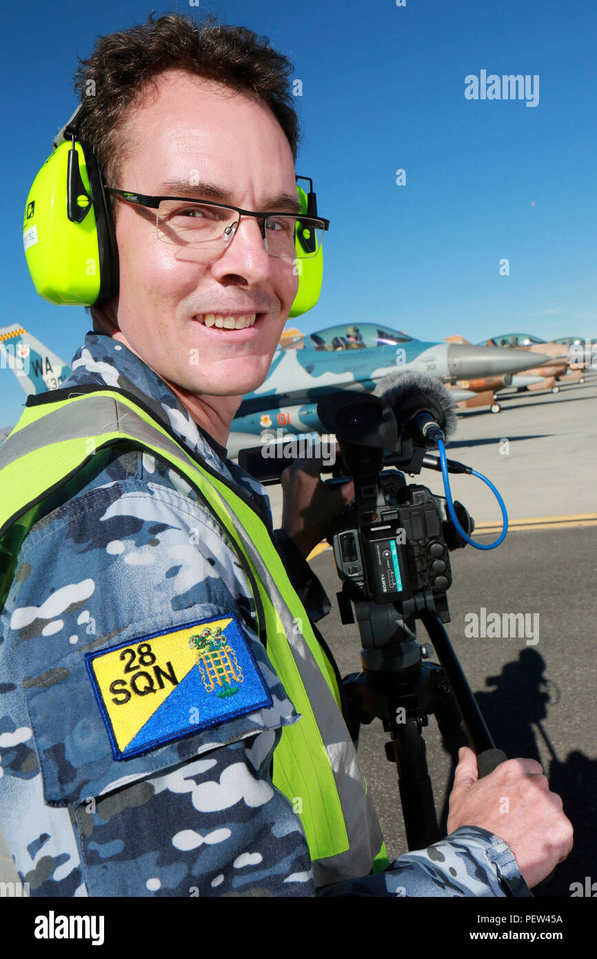 Royal Australian Air Force Imagery Specialist Sgt. Michael Bott on the
