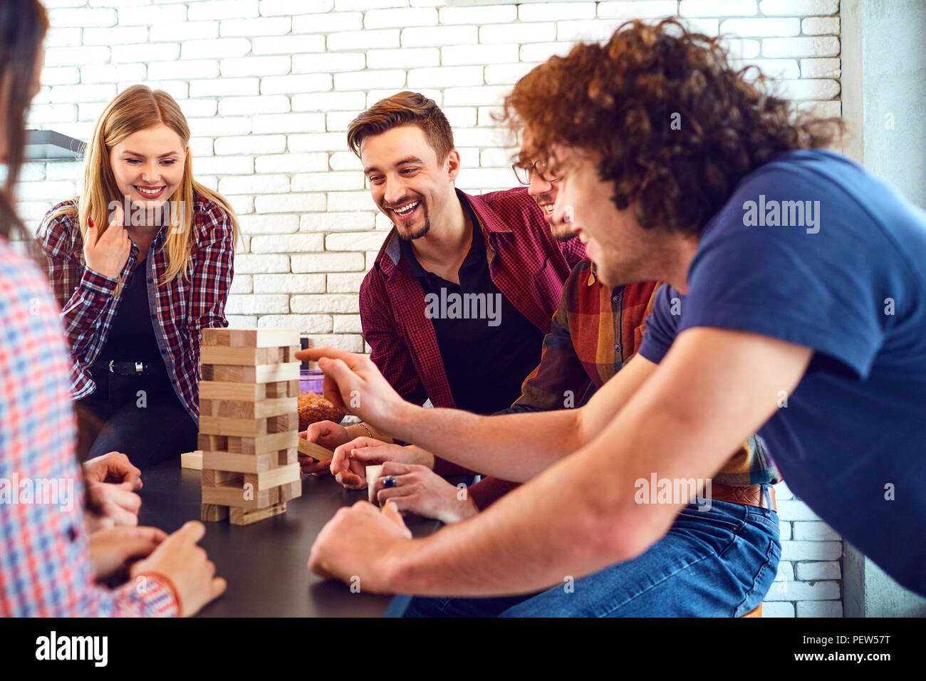 People playing a game discount