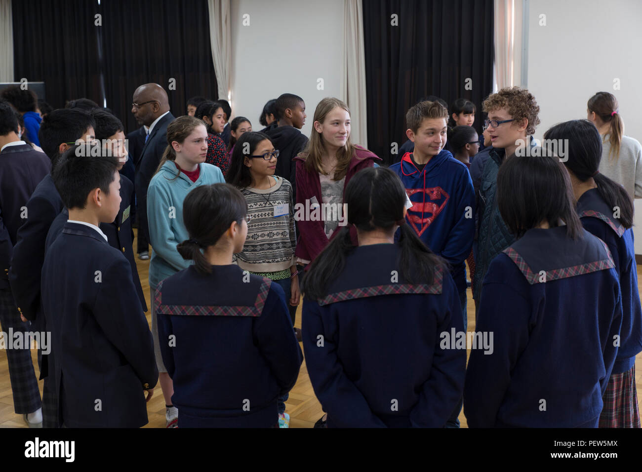 japanese junior high school students high resolution stock photography and images alamy