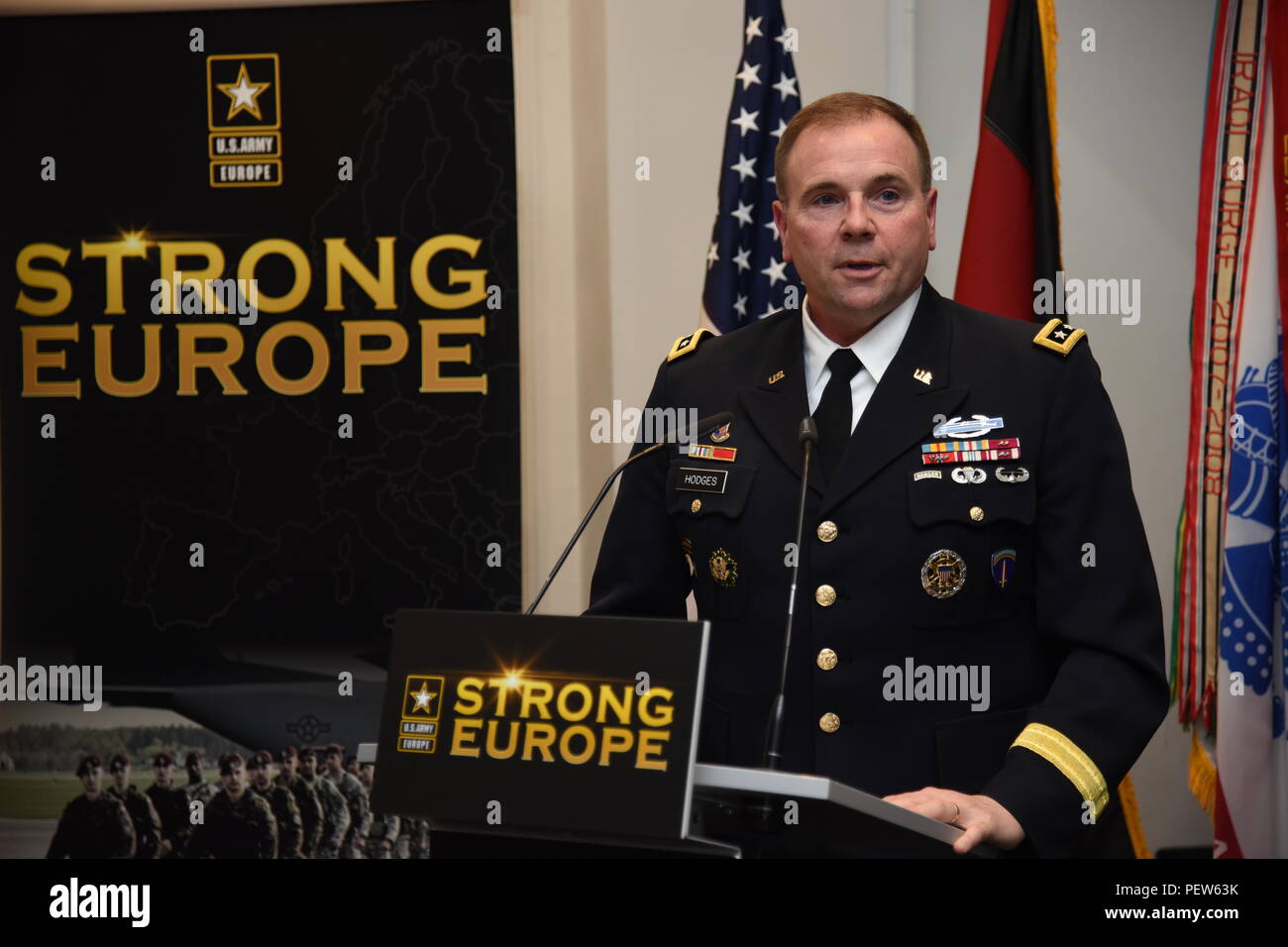 2016 U.S. Army Europe New Year's reception hosted by Lt. Gen. Ben