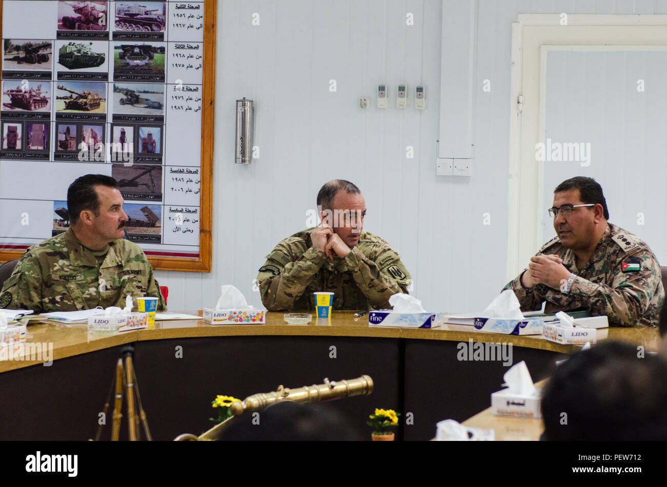 Army General Rafferty Col. John Rafferty, 18th Field Artillery Brigade commander, and Lt. Col ...