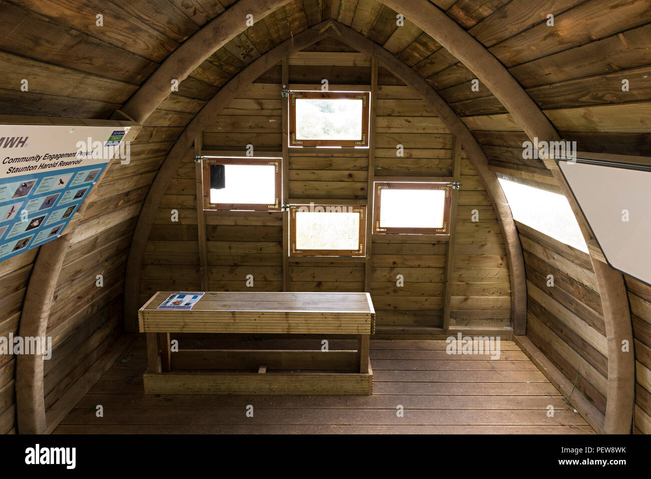 Bird hide interior uk hires stock photography and images Alamy