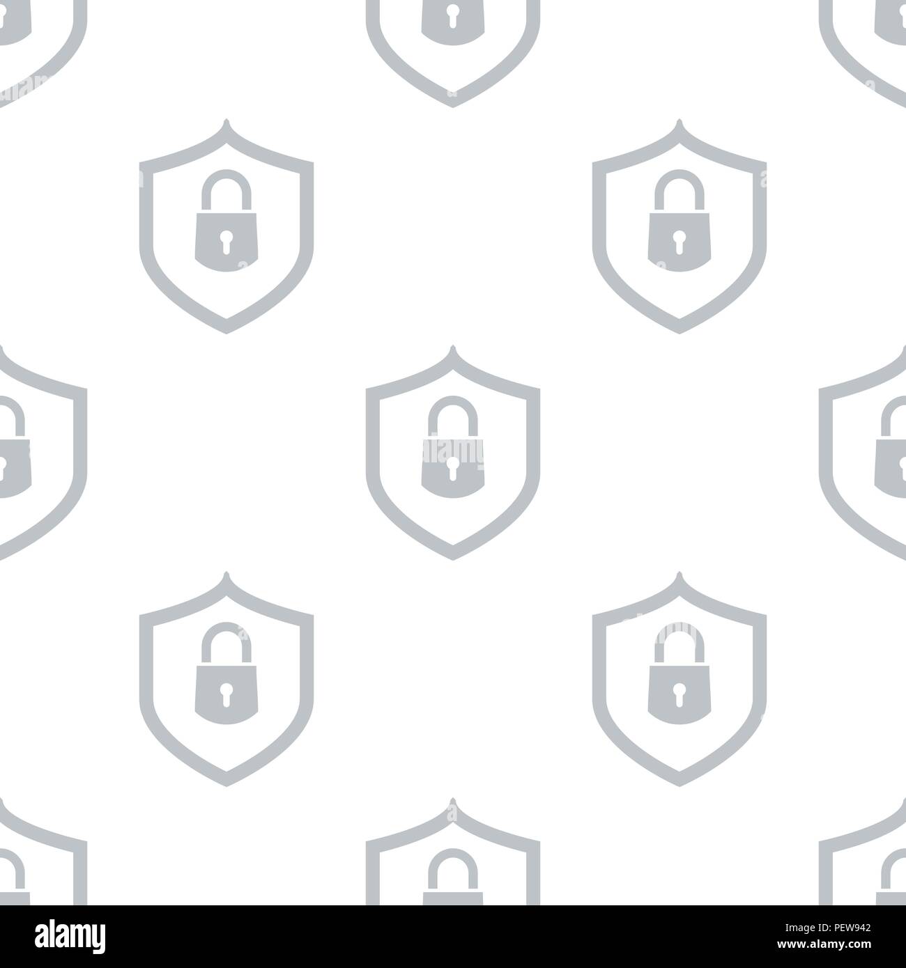 Lock icon seamless pattern cartazes para a parede • posters loja,  seqüência, segurança