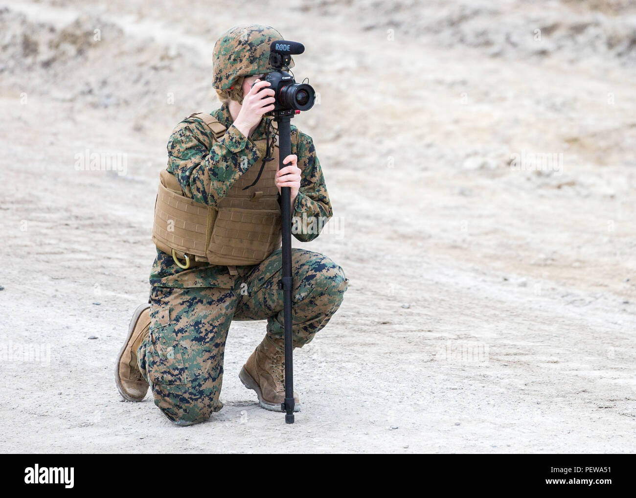 U.S. Marine Corps Cpl. Shannon West, a production specialist with ...