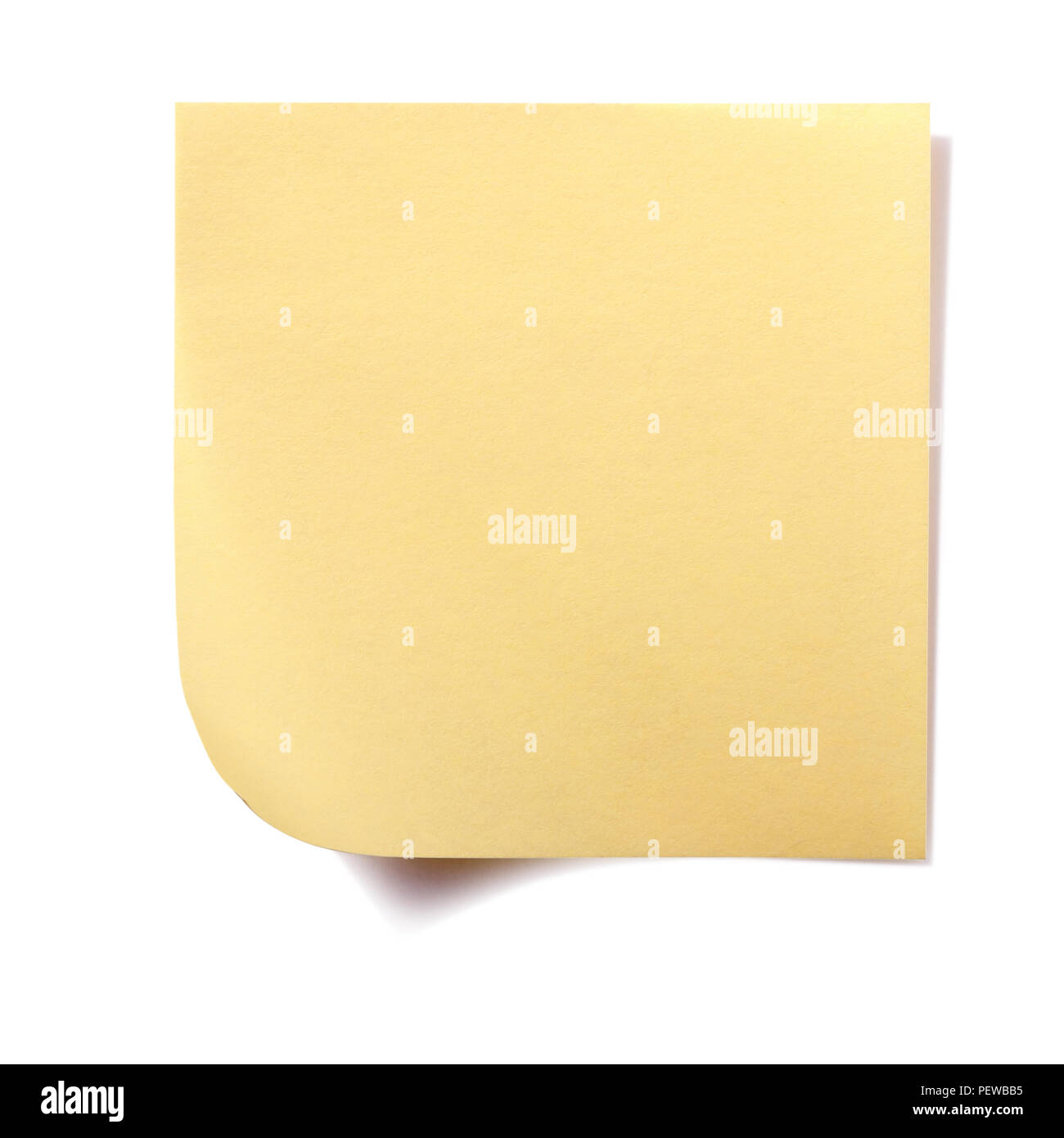 Rectangular Yellow Note Paper Attached To Unclear Mirror. a Piece of Square  Sheet Use To Give Notation Stick on Textured Stock Photo - Image of page,  blank: 148597784