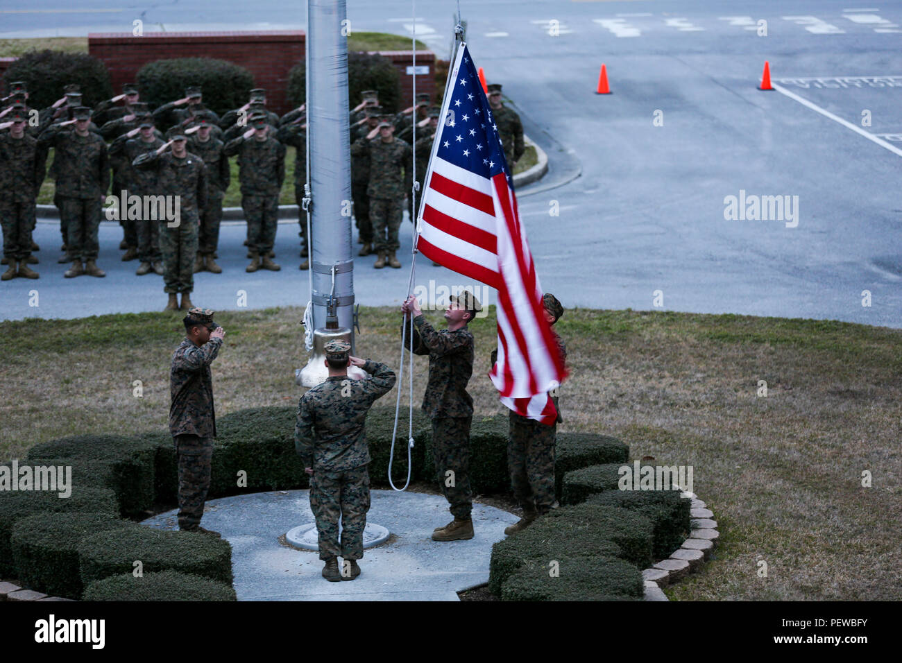 U S Marines With 2nd Marine Logistics Group Lower The American