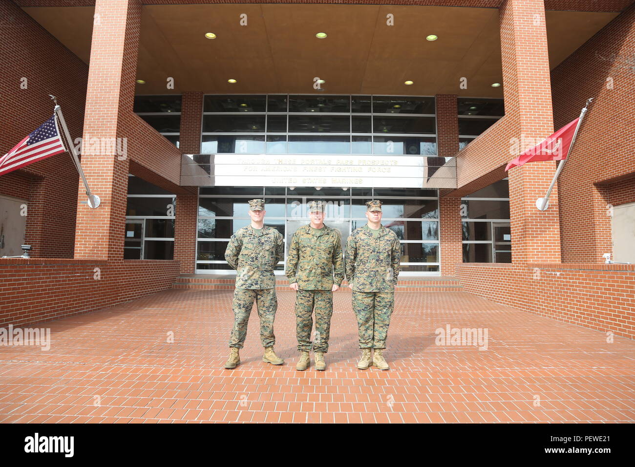 U S Marine Corps Captain William Krieger Operation Officer For