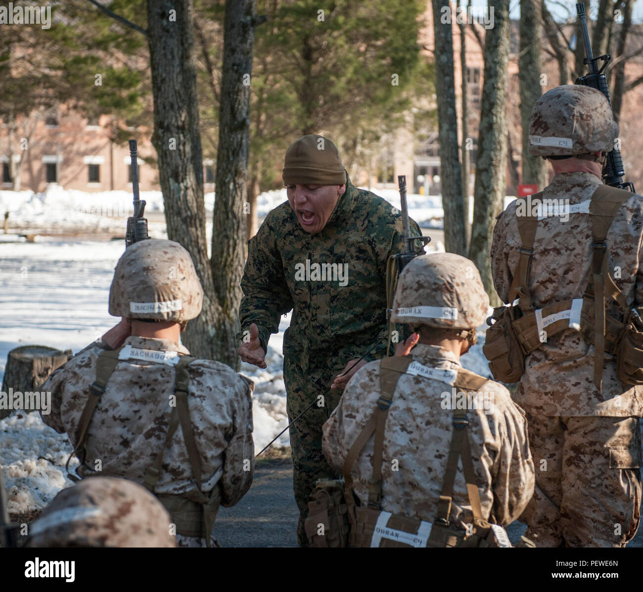 Charlie Company Officer Candidates Class-221 execute the Buddy Team ...
