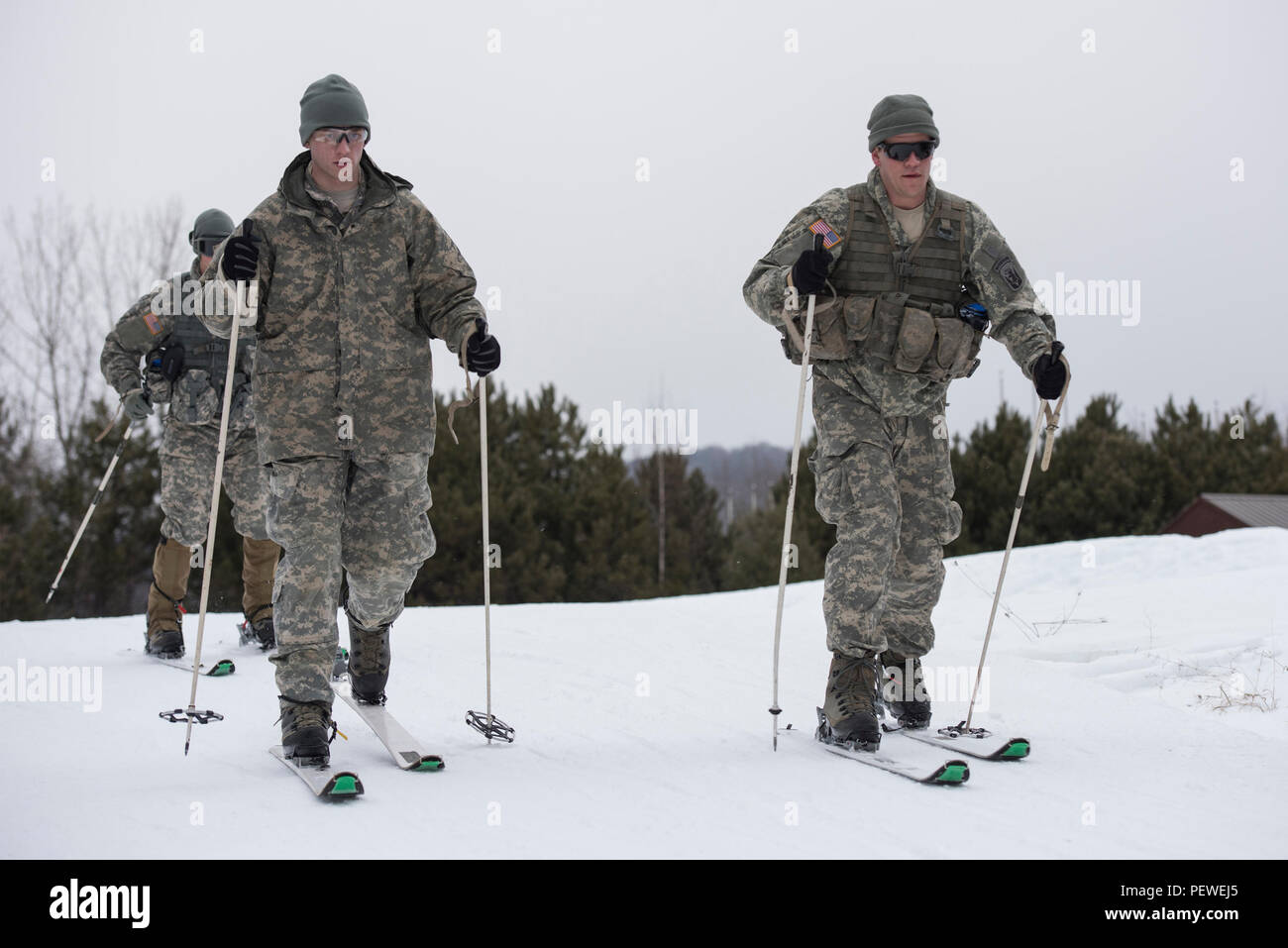 Soldiers with Alpha Company, 3rd Battalion, 172nd Infantry Regiment ...