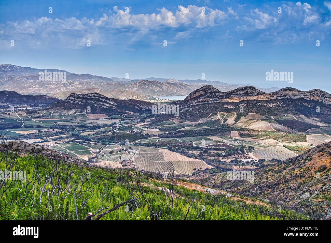 Corsica landscapes France Europe Stock Photo