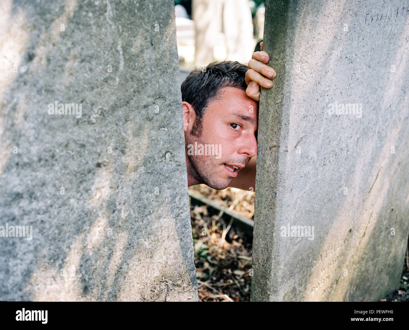 Portrait of musician Baxter Dury (son of Ian Dury) photographed in