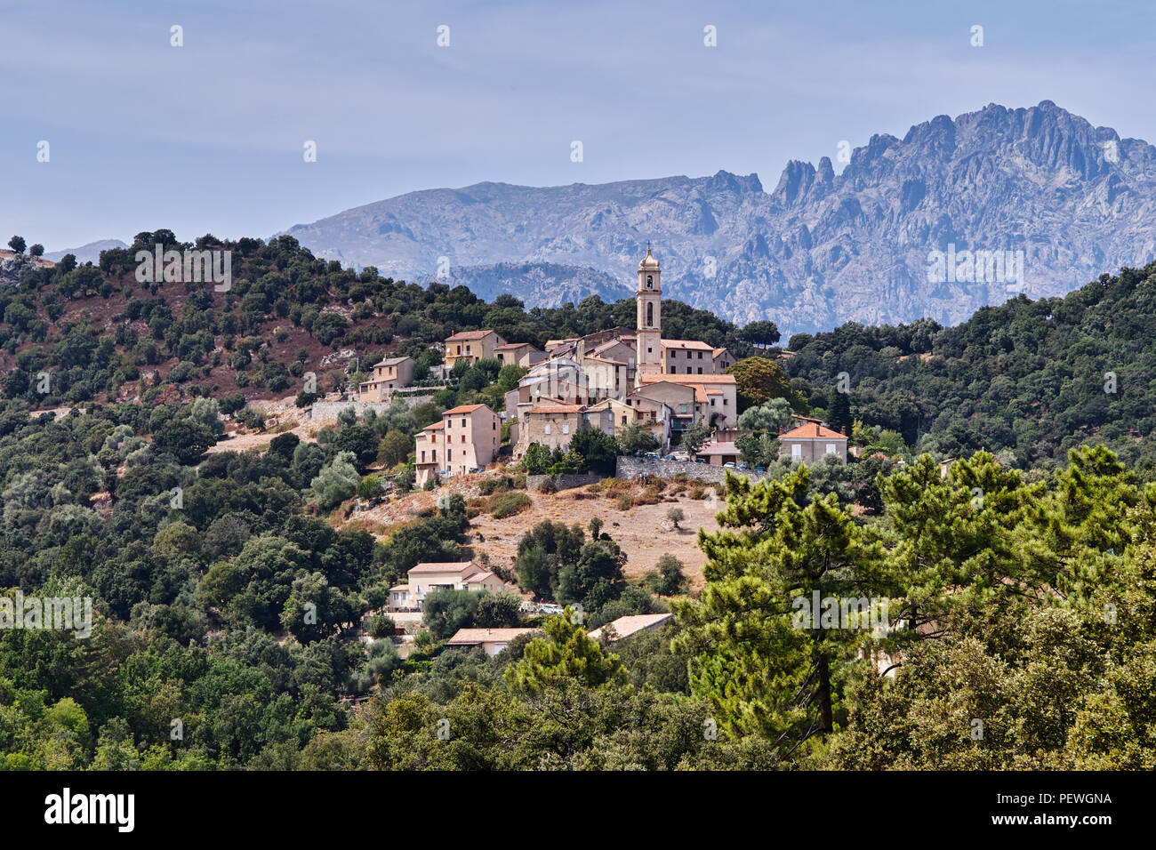 Corsica landscapes France Europe Stock Photo
