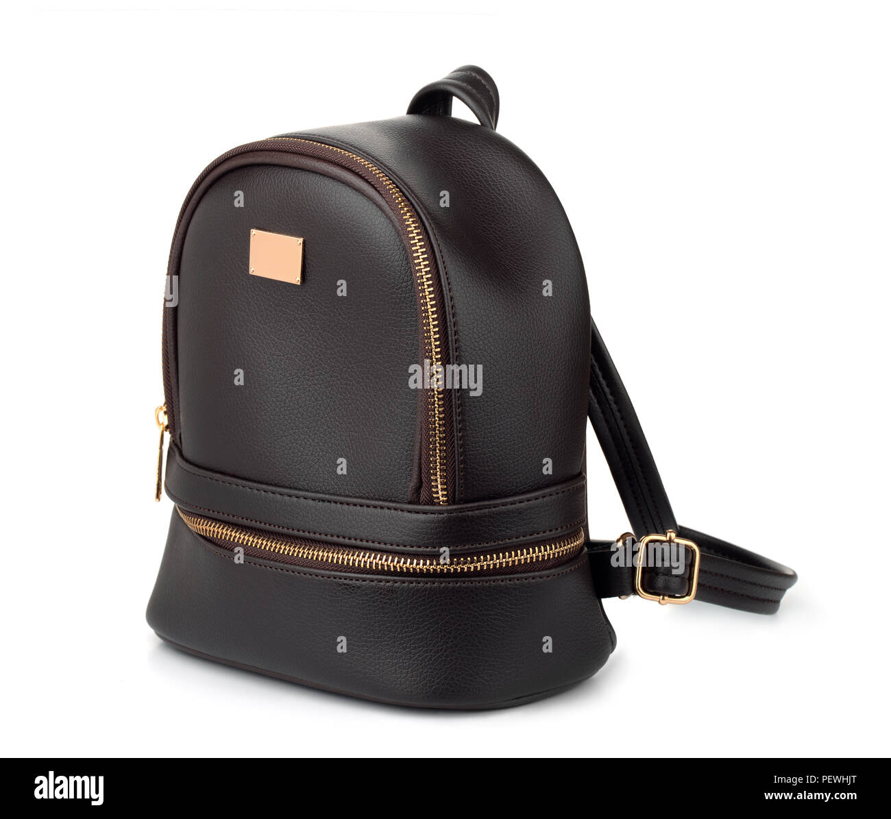 Leather backpack hires stock photography and images Alamy