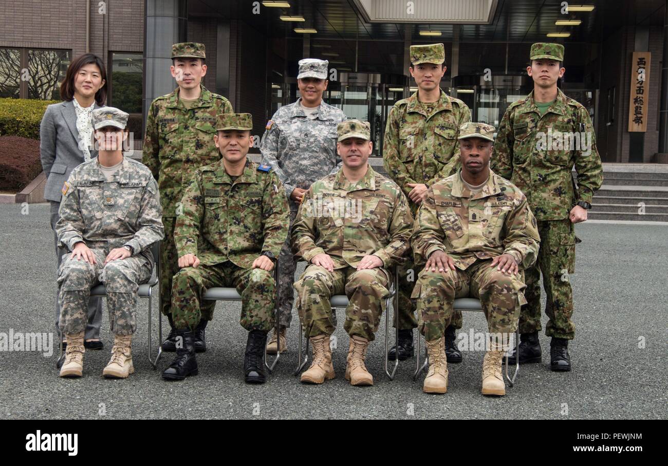 Soldiers from United States Army Japan (USARJ) and service members from ...
