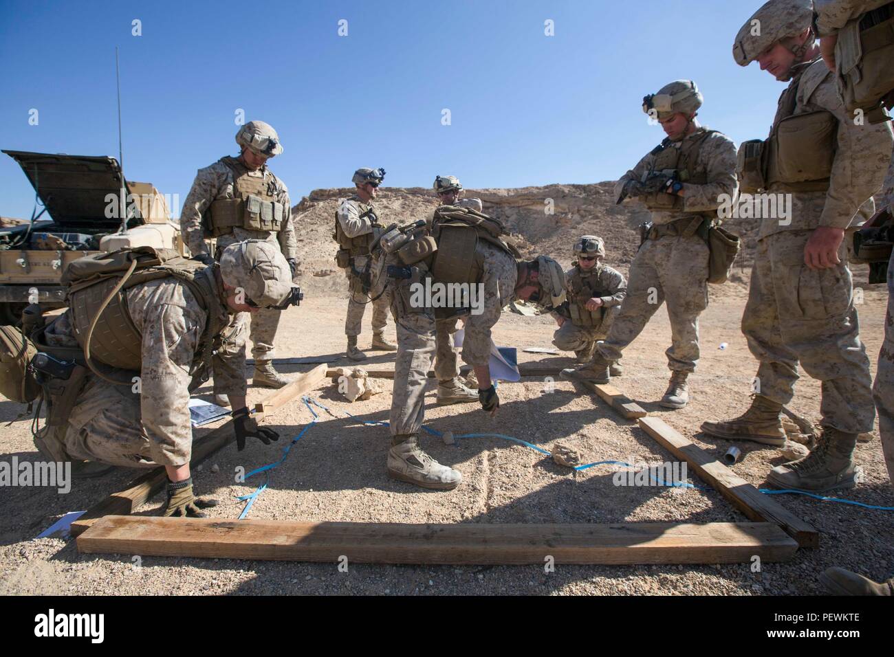 U.S. Marines with Law Enforcement Detachment, 26th Marine Expeditionary ...