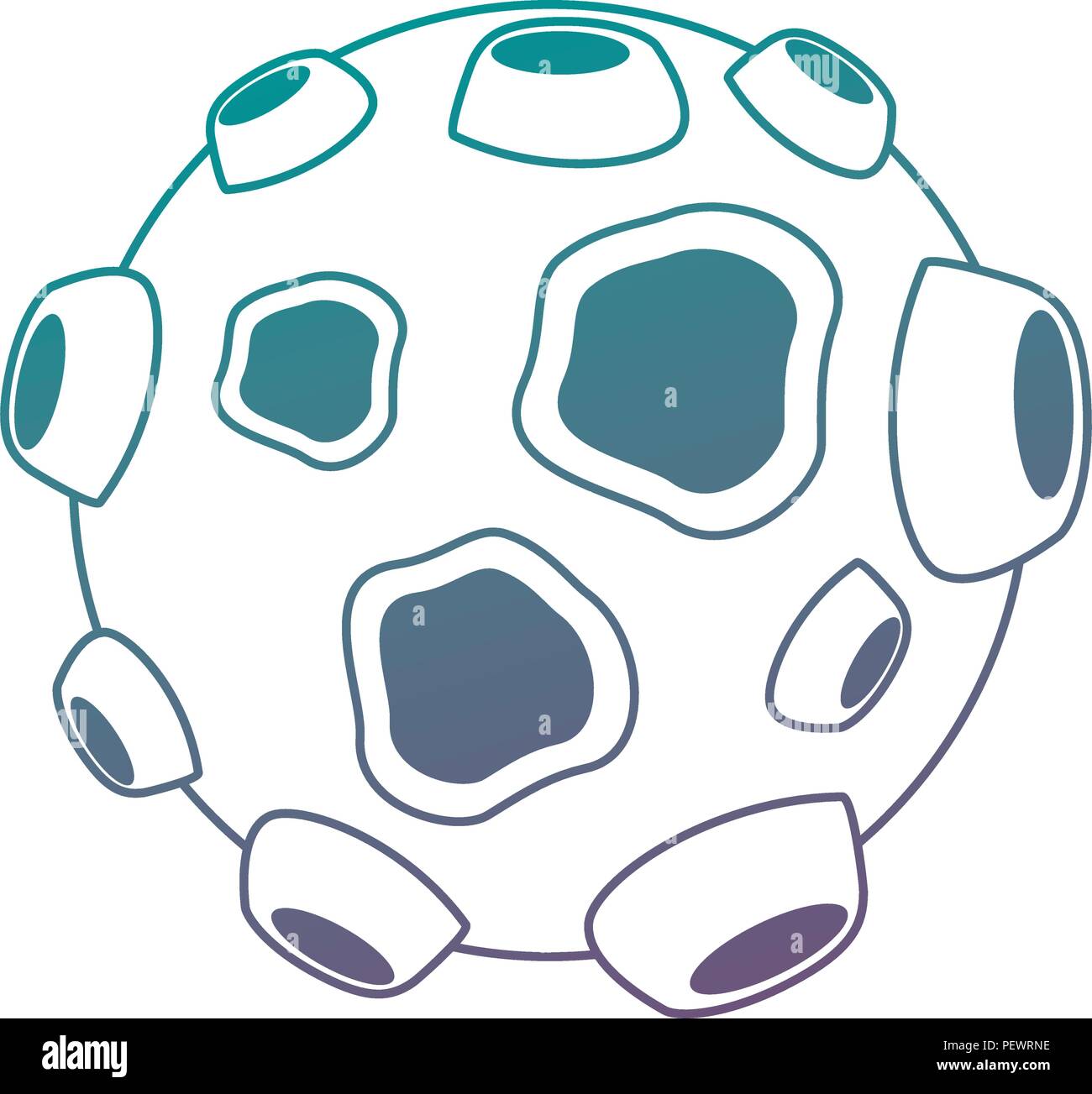 asteroid with craters space icon Stock Vector Image & Art - Alamy