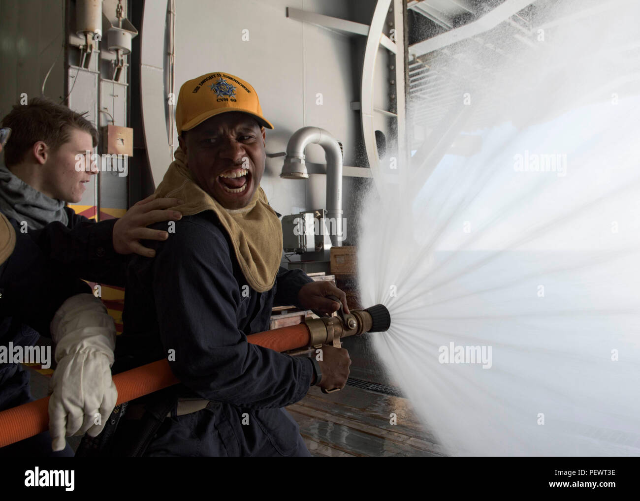 160208NOR652392 ATLANTIC OCEAN (Feb. 8, 2016) Ensign Ty Downing