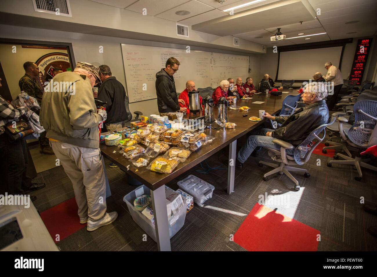 U.S. Marines with 1st Marine Regiment, 1st Marine Division, the