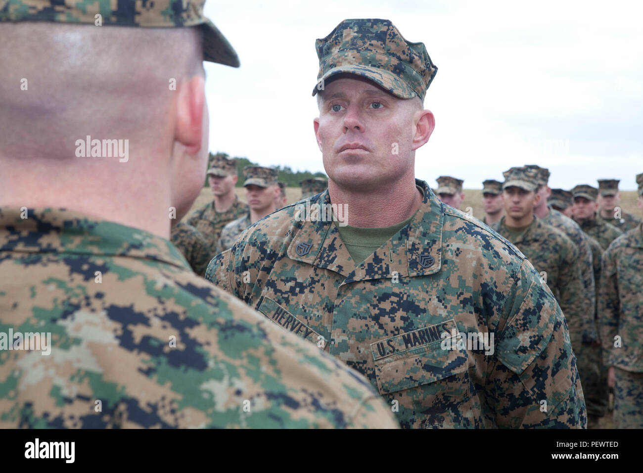 Staff Sgt. Nathan Hervey, Combat instructor, Advanced Infantry Training ...