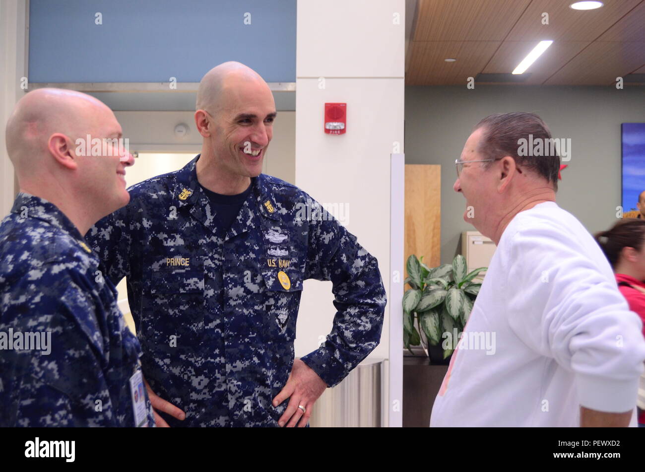 Master Chief Graham Luby, Naval Hospital Camp Lejeune command master