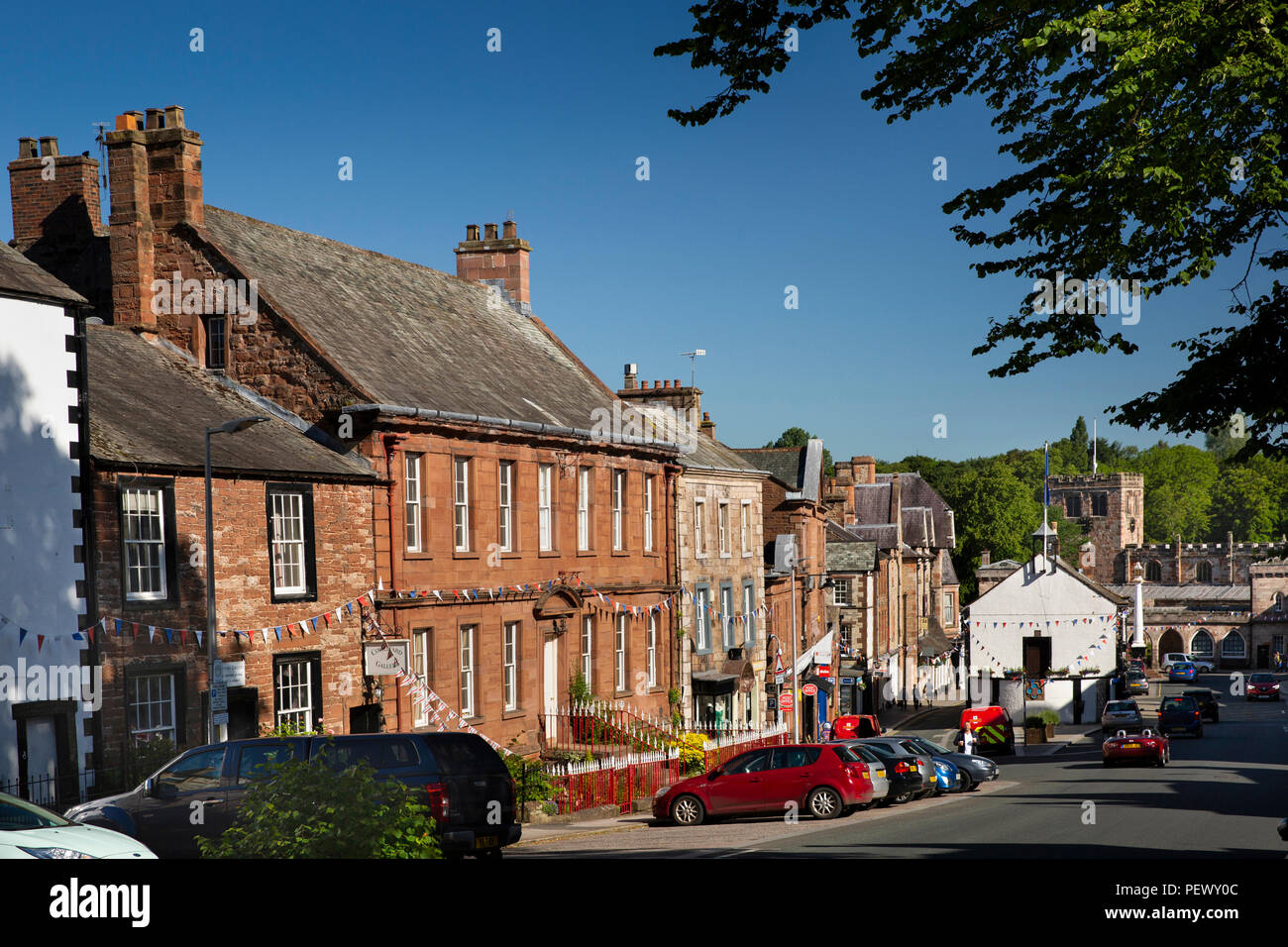 UK, Cumbria, Eden Valley, Appleby, Boroughgate, The Red House and