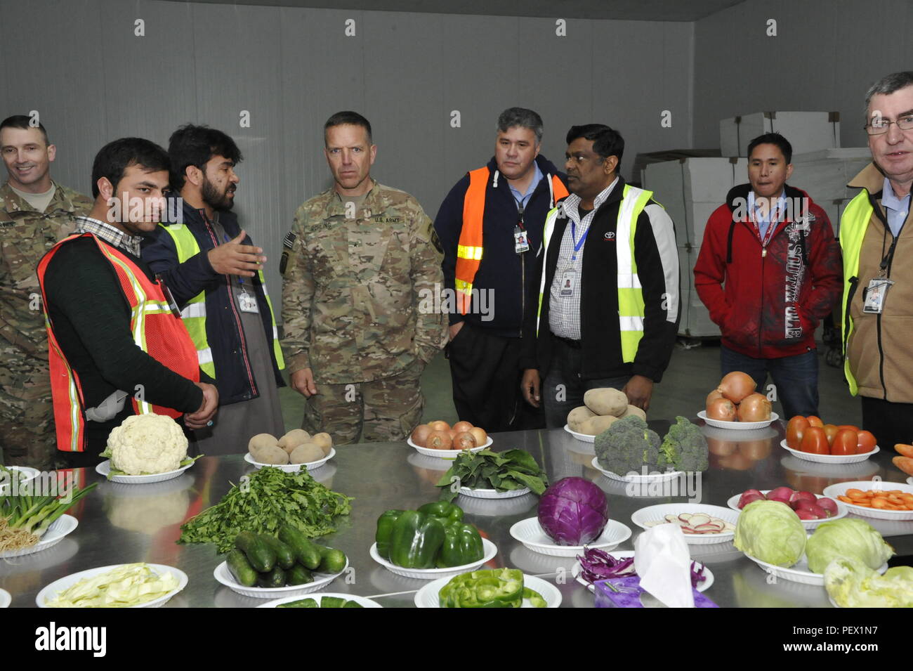 Brig. Gen. Andrew Rohling (center), U.S. Forces Afghanistan Deputy ...