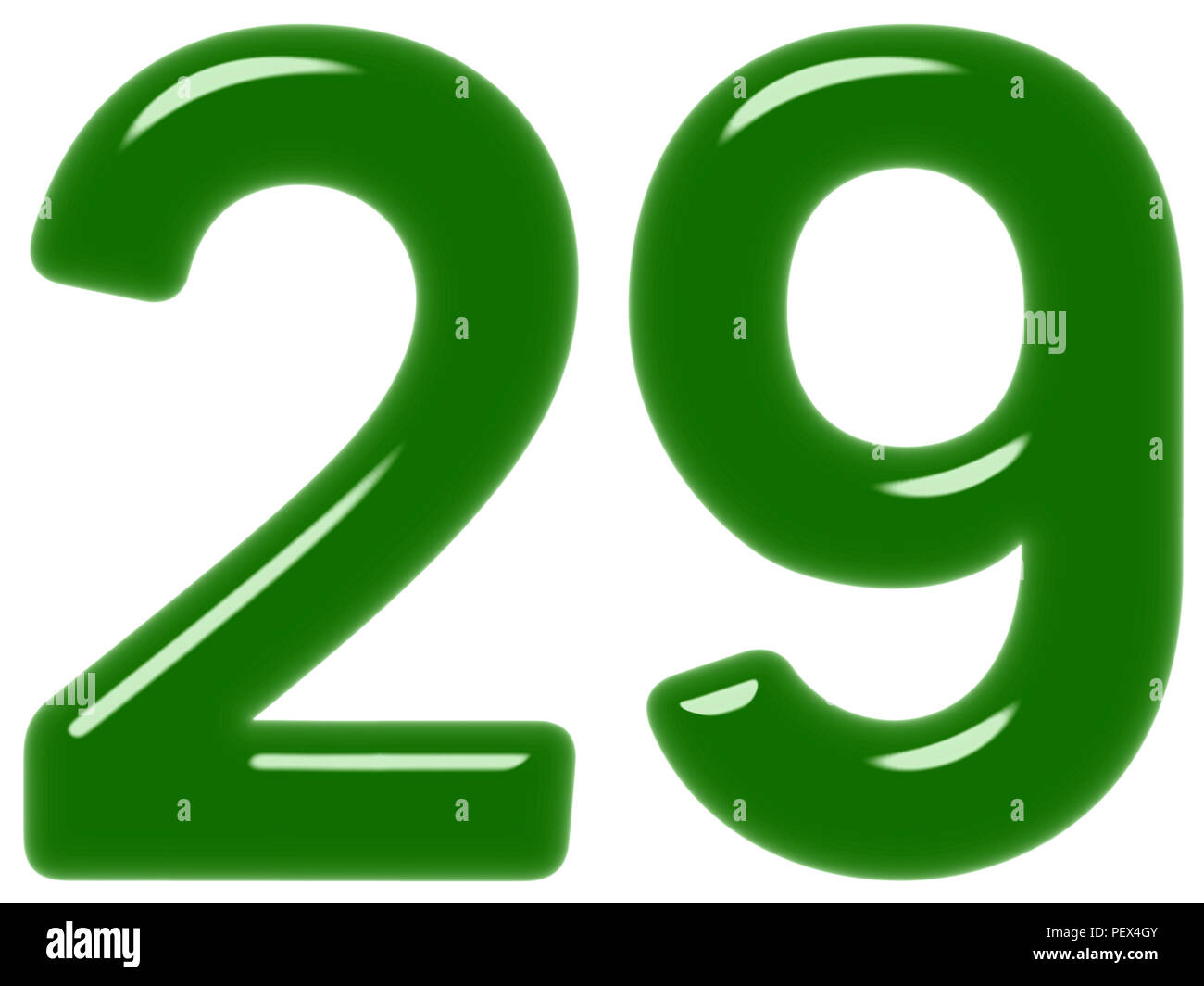 Девять двадцать четвертых. Цифра 29. Красивая цифра 29. 29 Цифра зеленая. Цифра 29 на белом фоне.