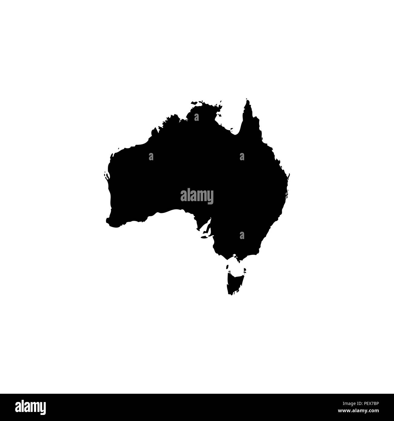 Australia Map Black and White Stock Photos & Images Alamy