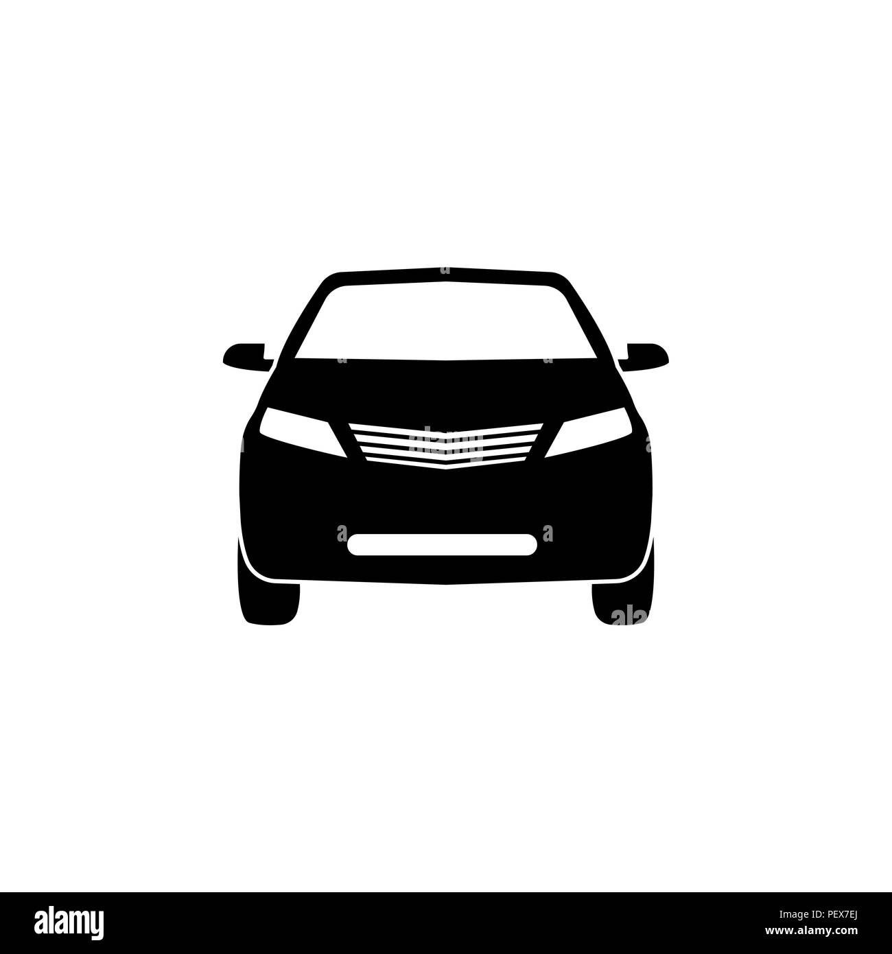 Car icon. vector illustration black on white background Stock Vector ...