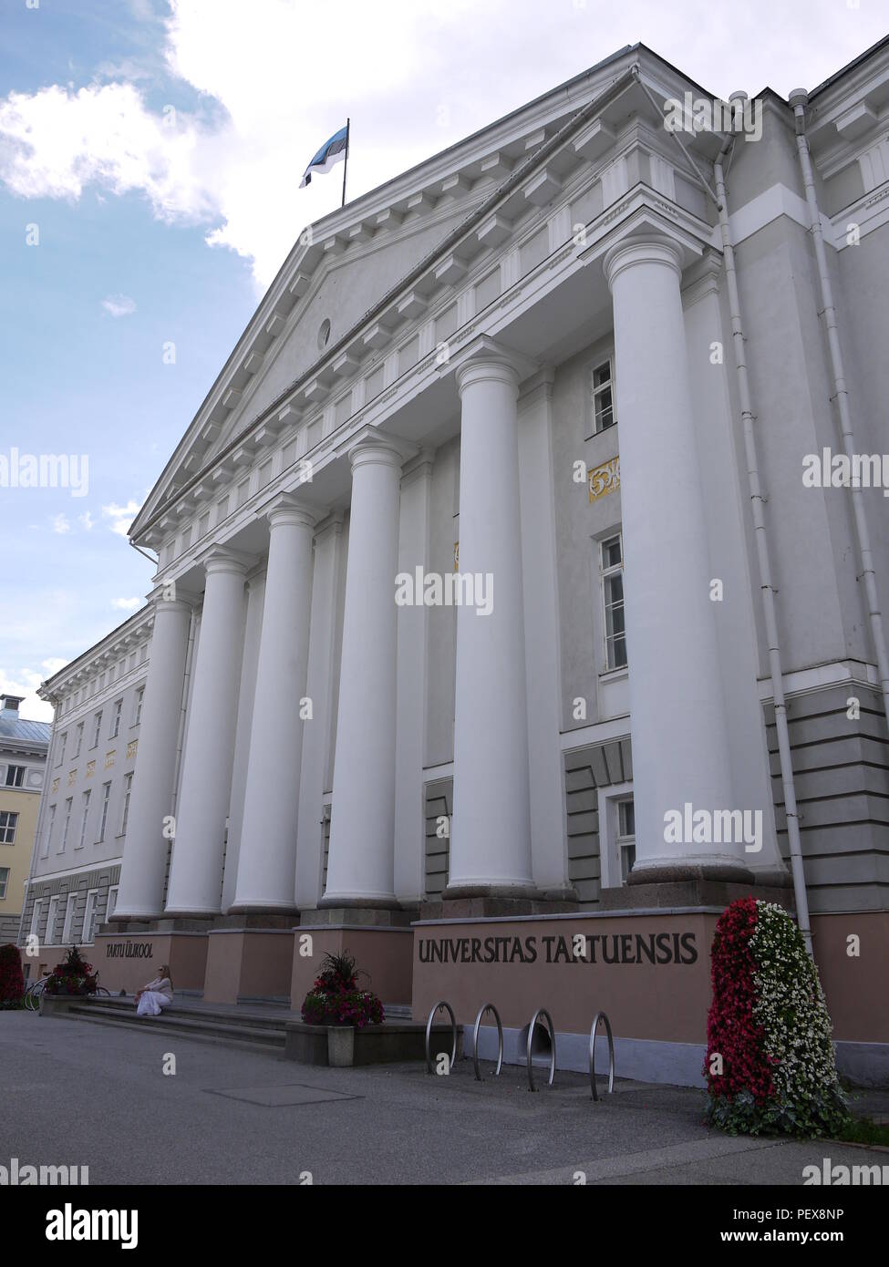 Main building of University in Tartu, Estonia Stock Photo - Alamy