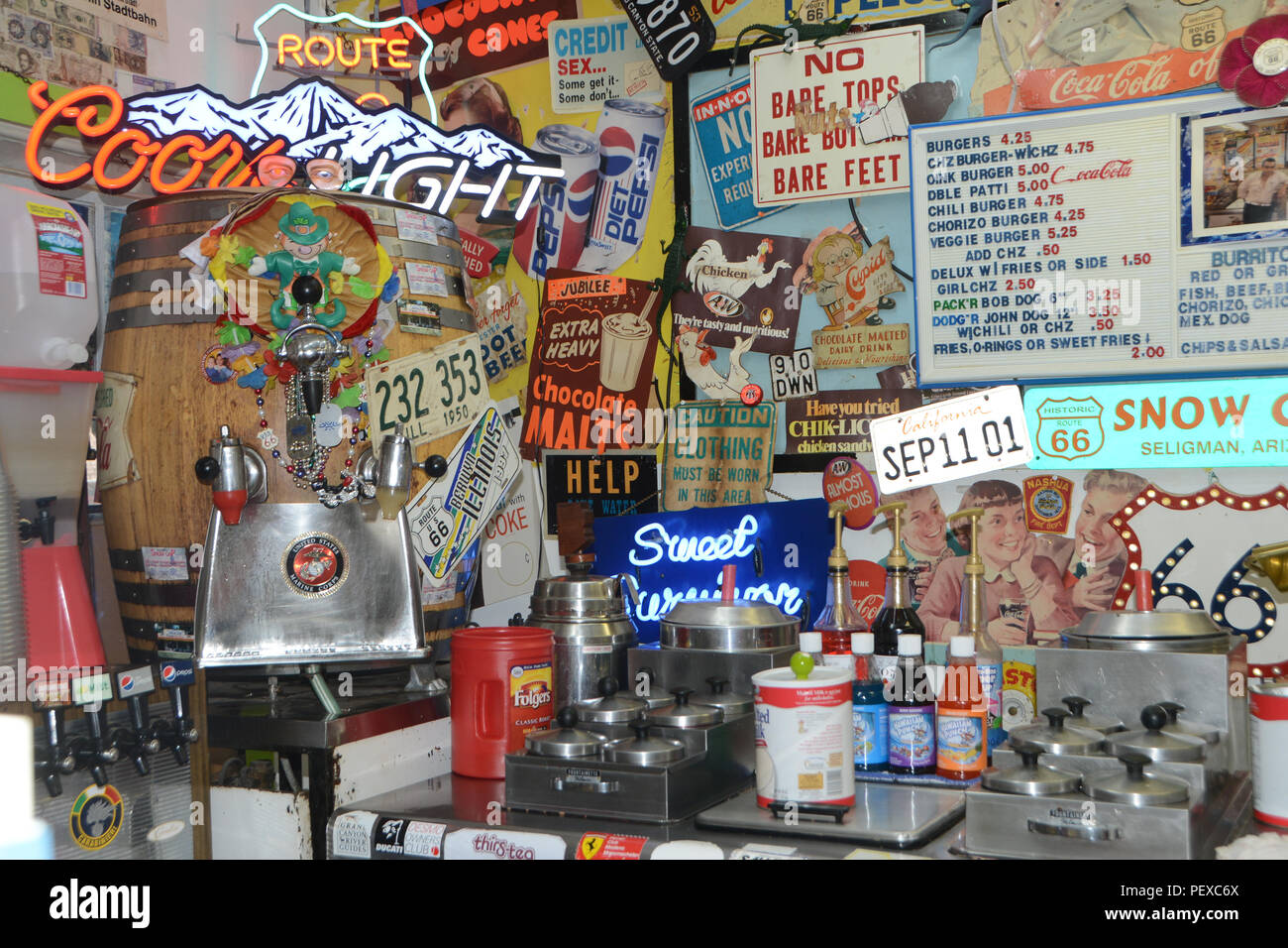 Route 66 in USA, the Will Rogers Highway, the Main Street of America or ...