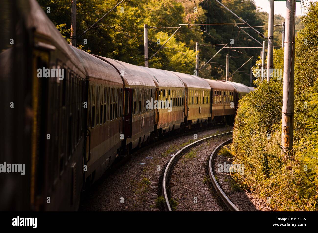 Romania train hi-res stock photography and images - Alamy