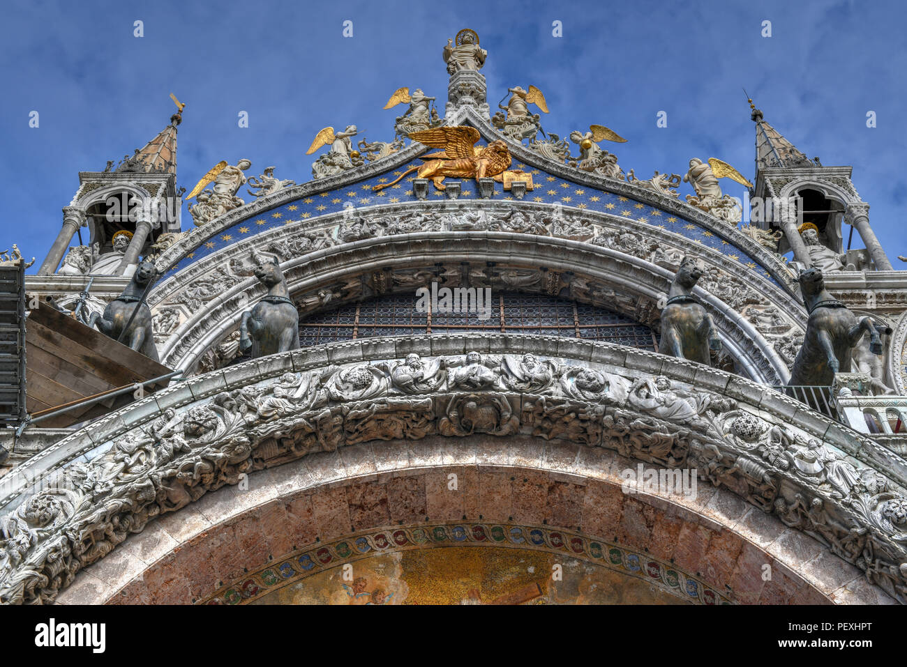 Saint Mark's Square in Venice Italy. It is the principal public square