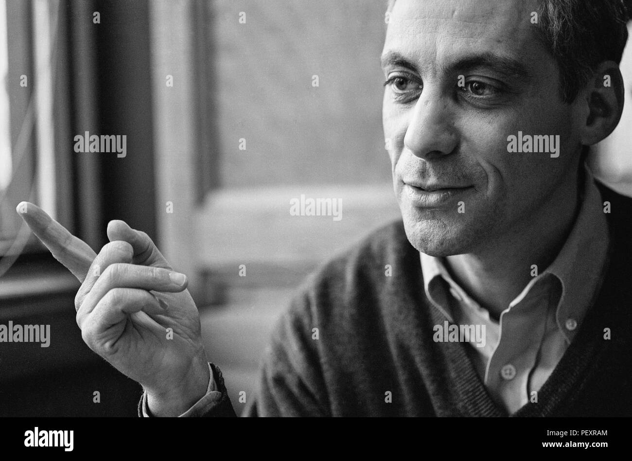 Rahm Emanuel in Chicago in 2004, when he was a member of the U.S. House of Representatives, from the 5th District in Illinois. Stock Photo