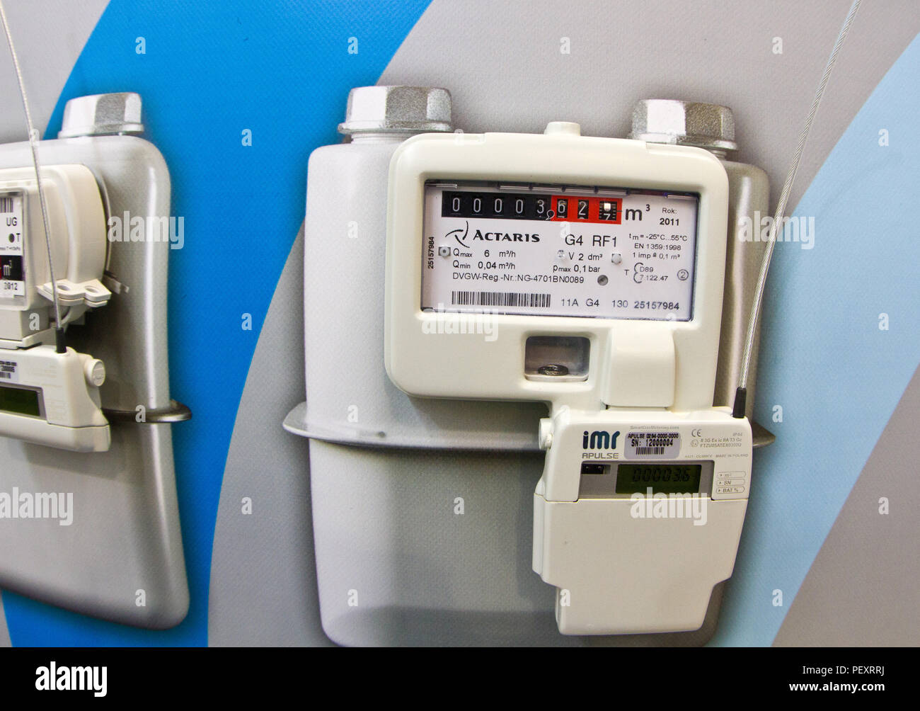 smart meters gas meter alamy british electric electricity