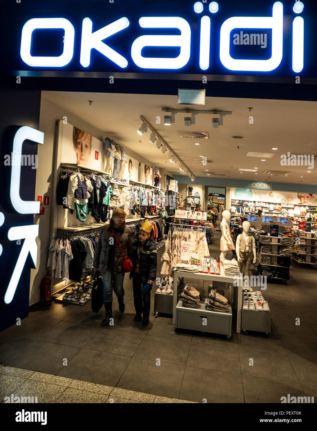 KRAKOW, POLAND - March 21, 2018: Okaidi store in Galerea Krakowska Stock  Photo - Alamy