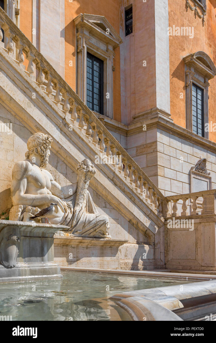 At the Capitoline Hill in Rome Stock Photo - Alamy