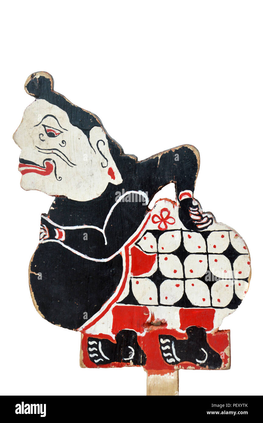 Semar, the Wayang traditional puppet doll figure in Indonesia Stock