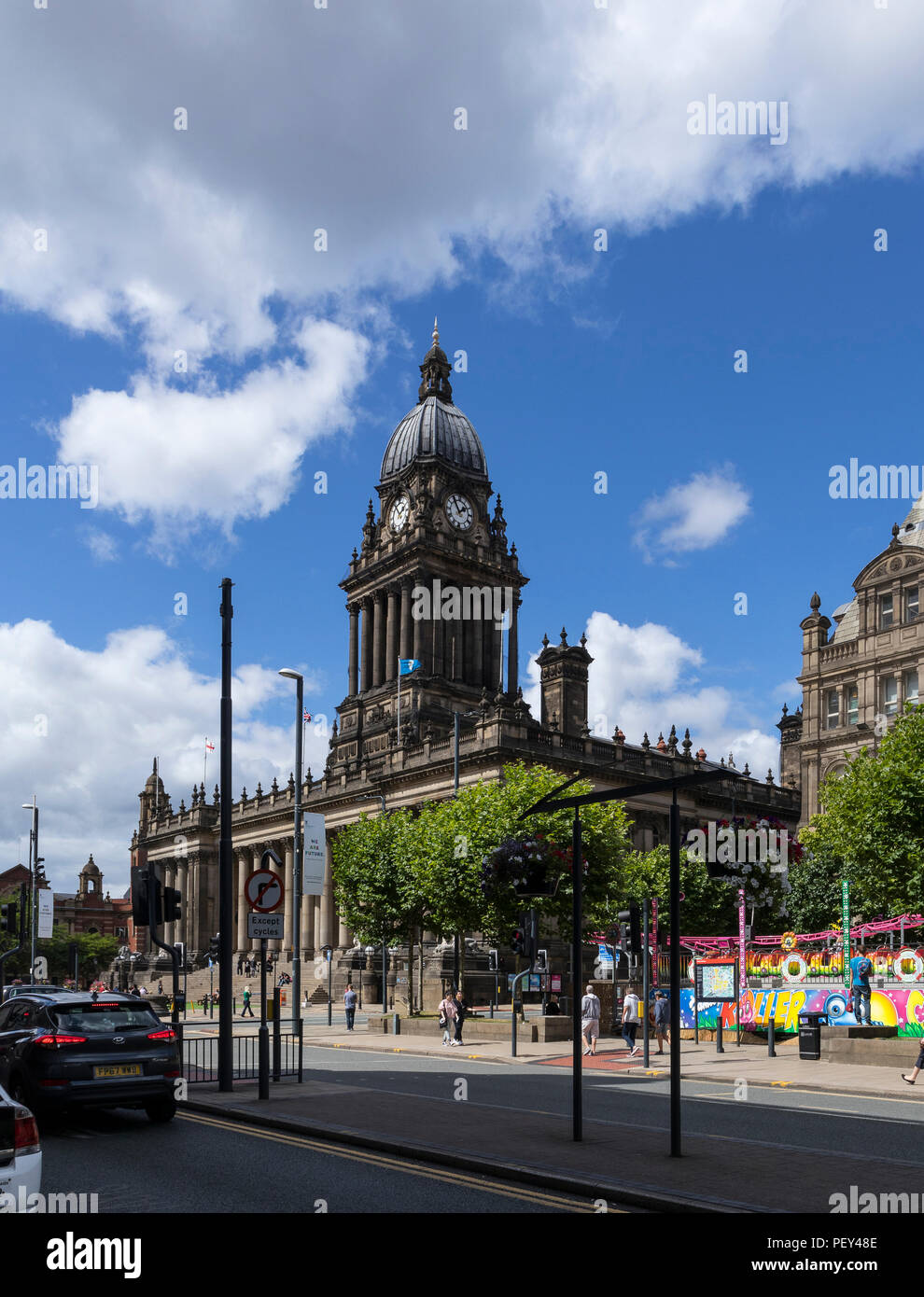 Leeds Town Hall Stock Photo Alamy