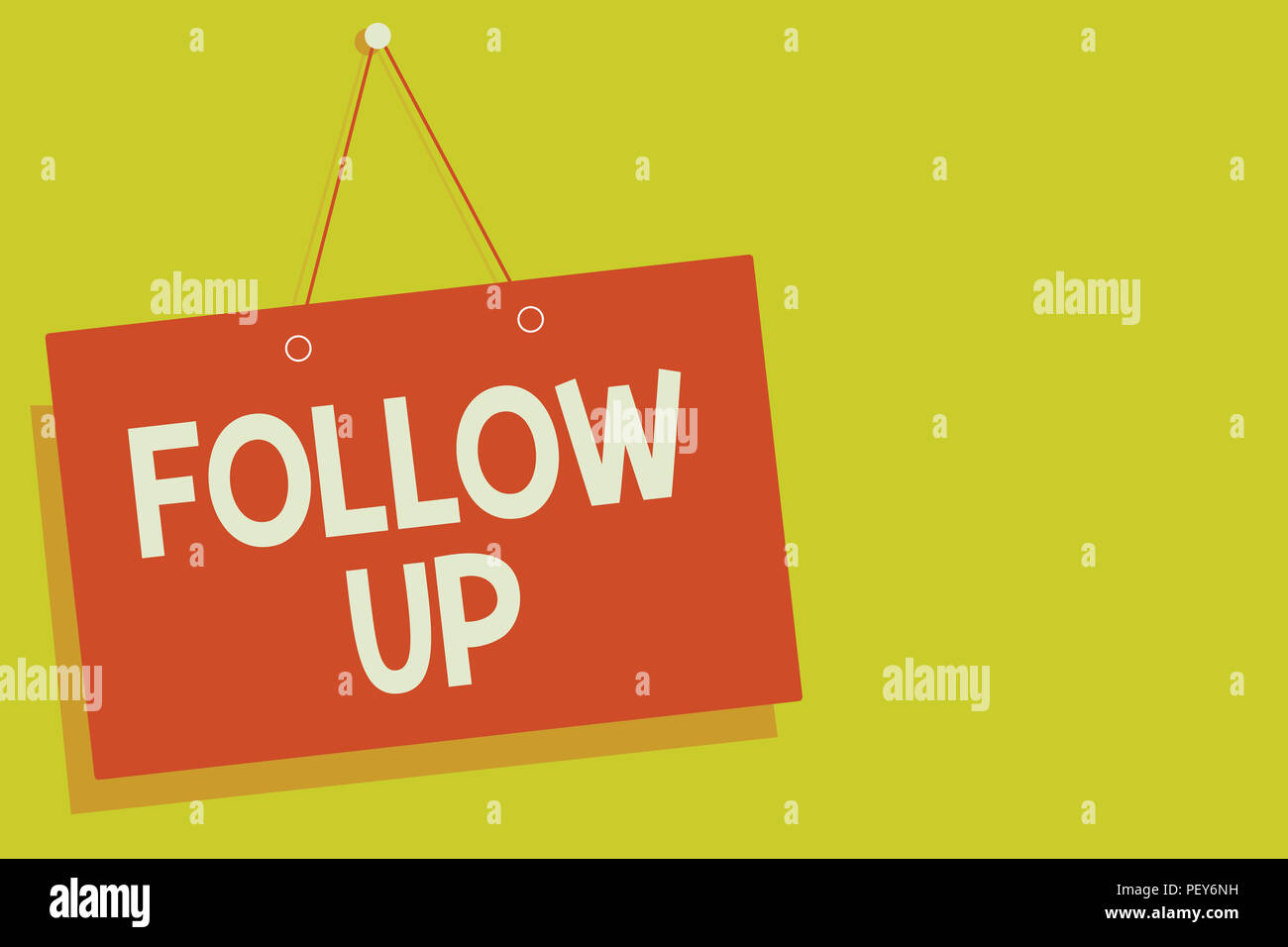 Handwriting Text Follow Up Concept Meaning Additional Info Or Any Activity That Needs To Check Secondly Red Board Wall Message Communication Open Clo Stock Photo Alamy