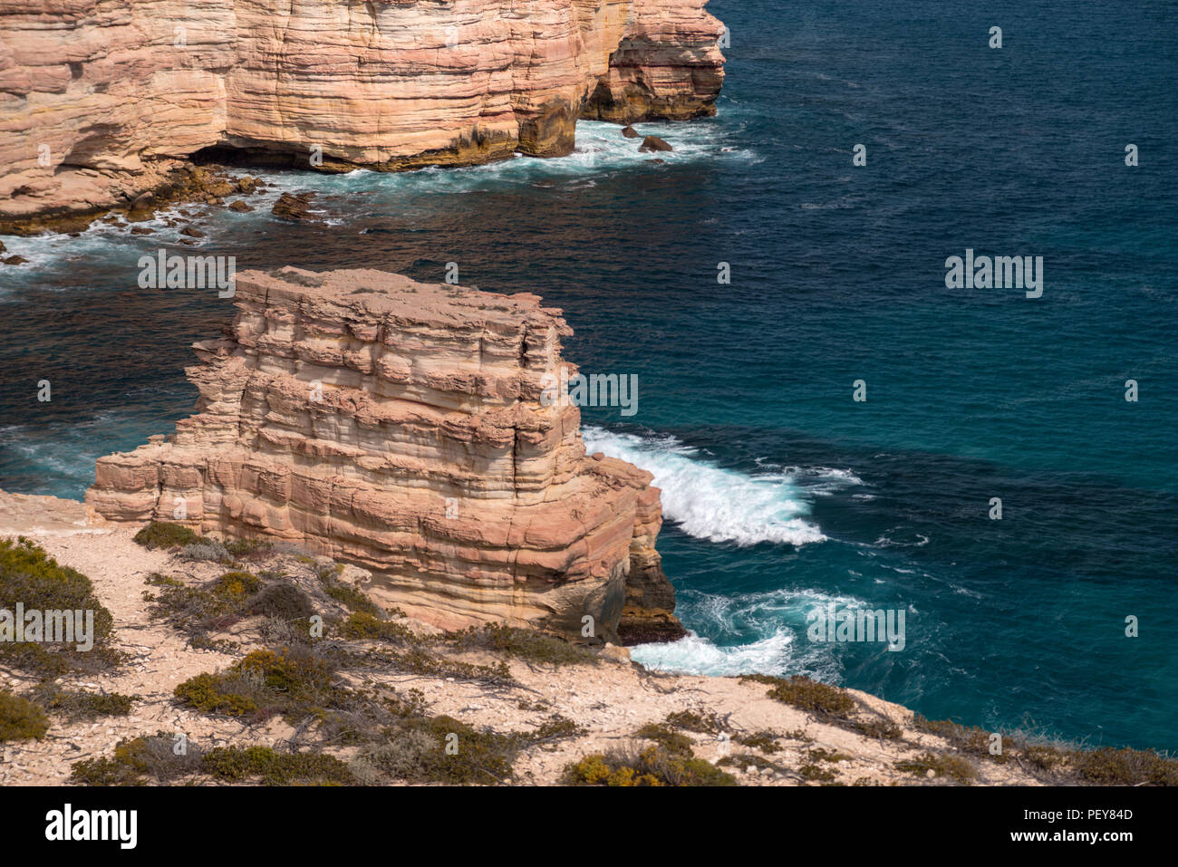 Rock island kalbarri national park hi-res stock photography and images ...