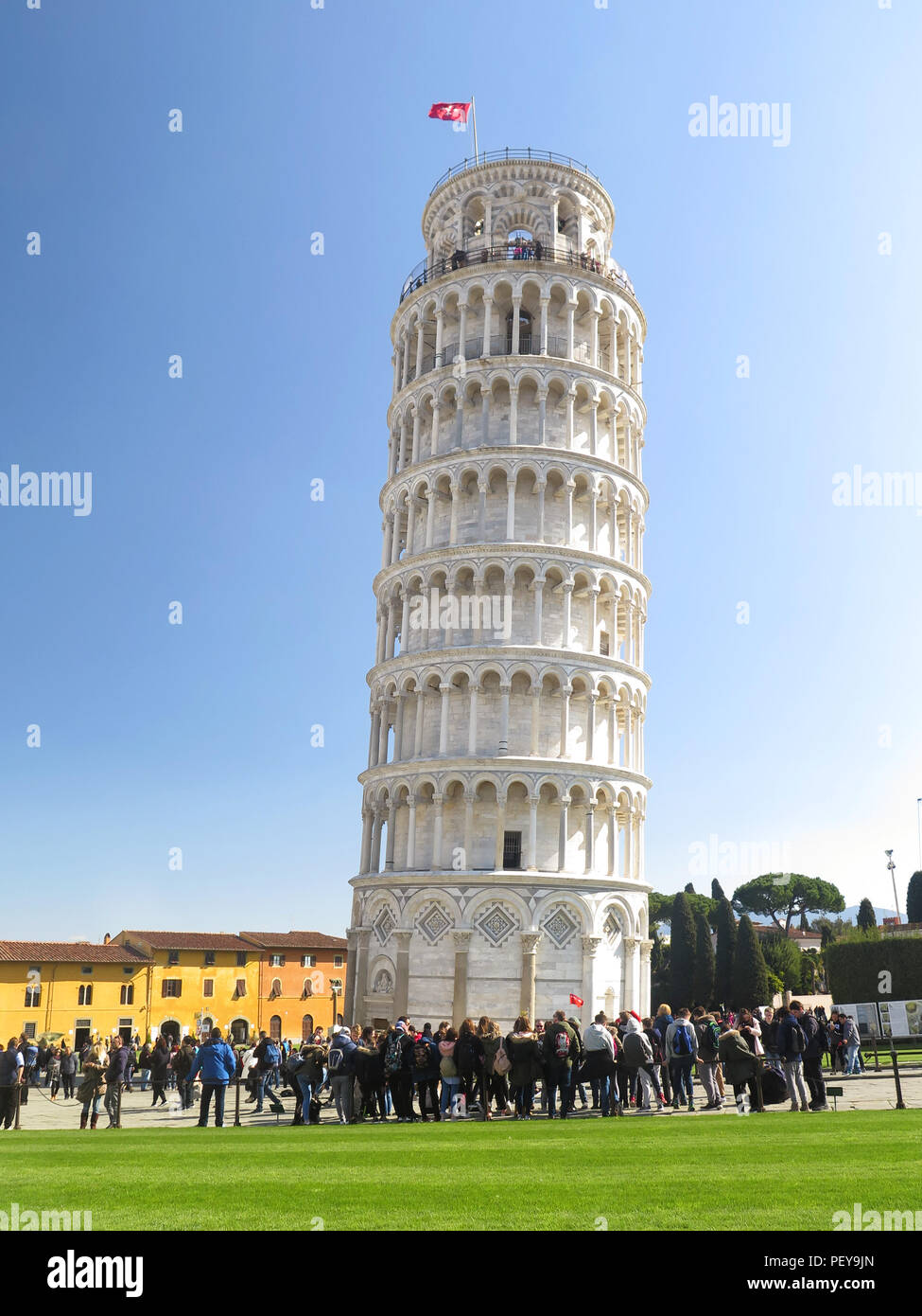 Leaning tower of Pisa Stock Photo