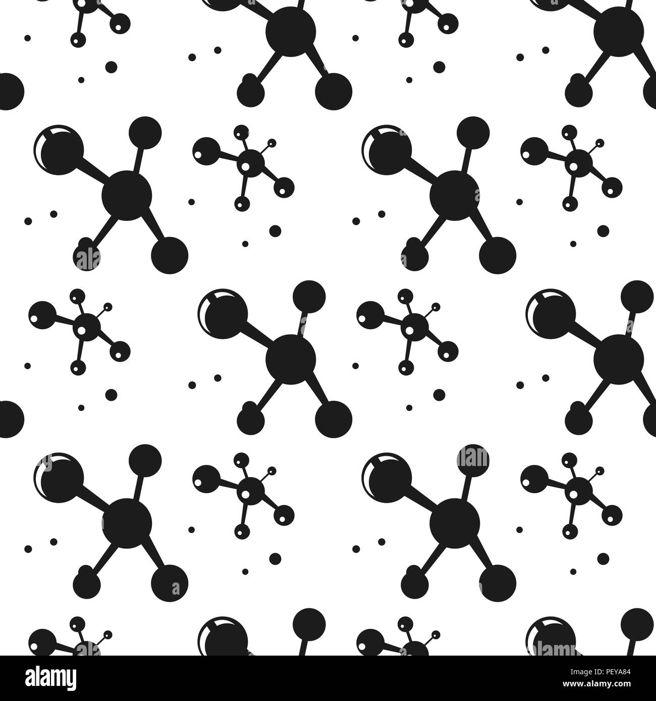 Simple abstract pattern. Vector seamless pattern with crystal lattice ...