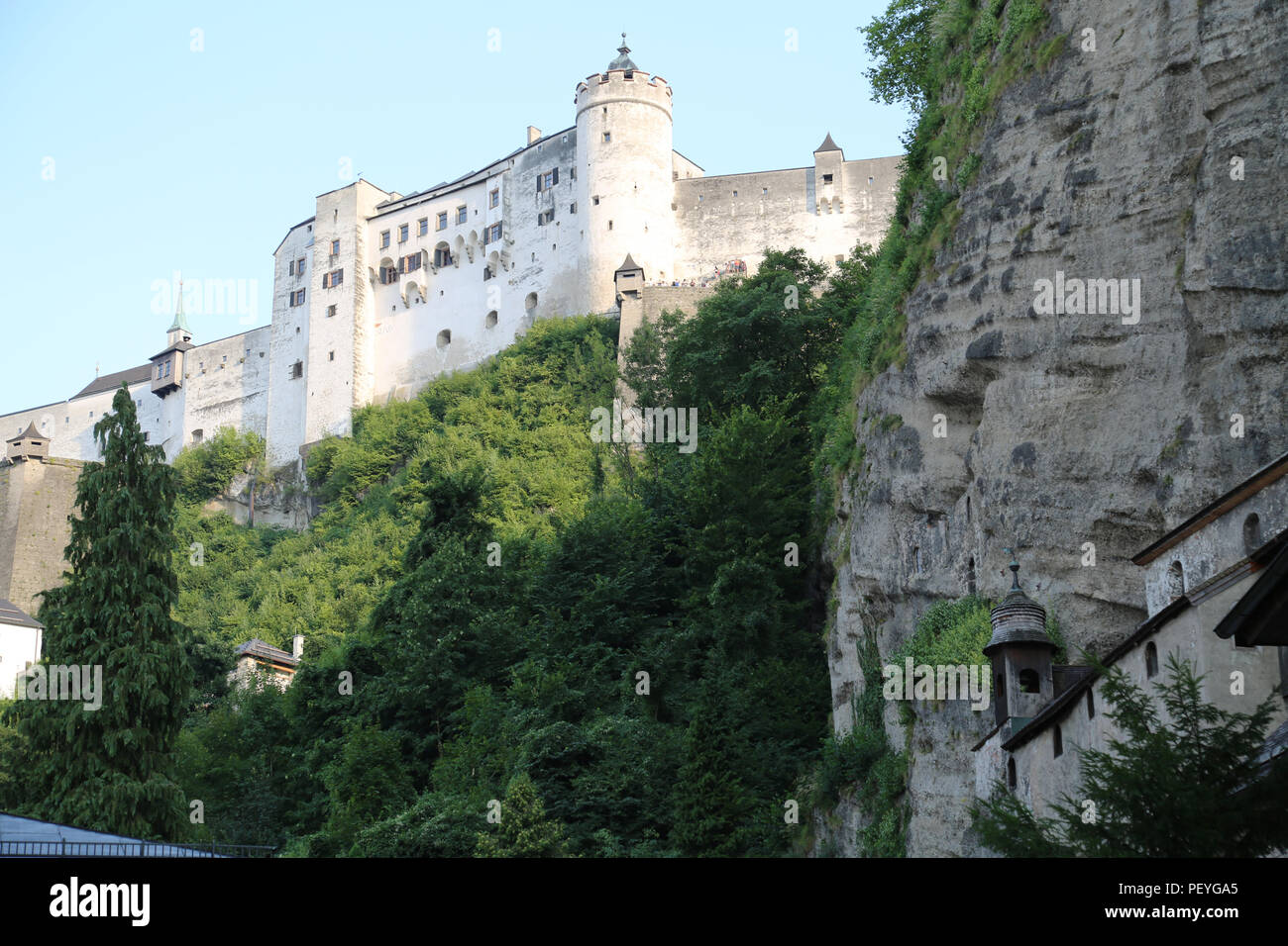 Hohensalzburg Castle or Saltzburg Castle, Austria Stock Photo